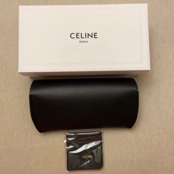 Celine Accessories Celine Sunglasses Case With Cleaning Tissue And